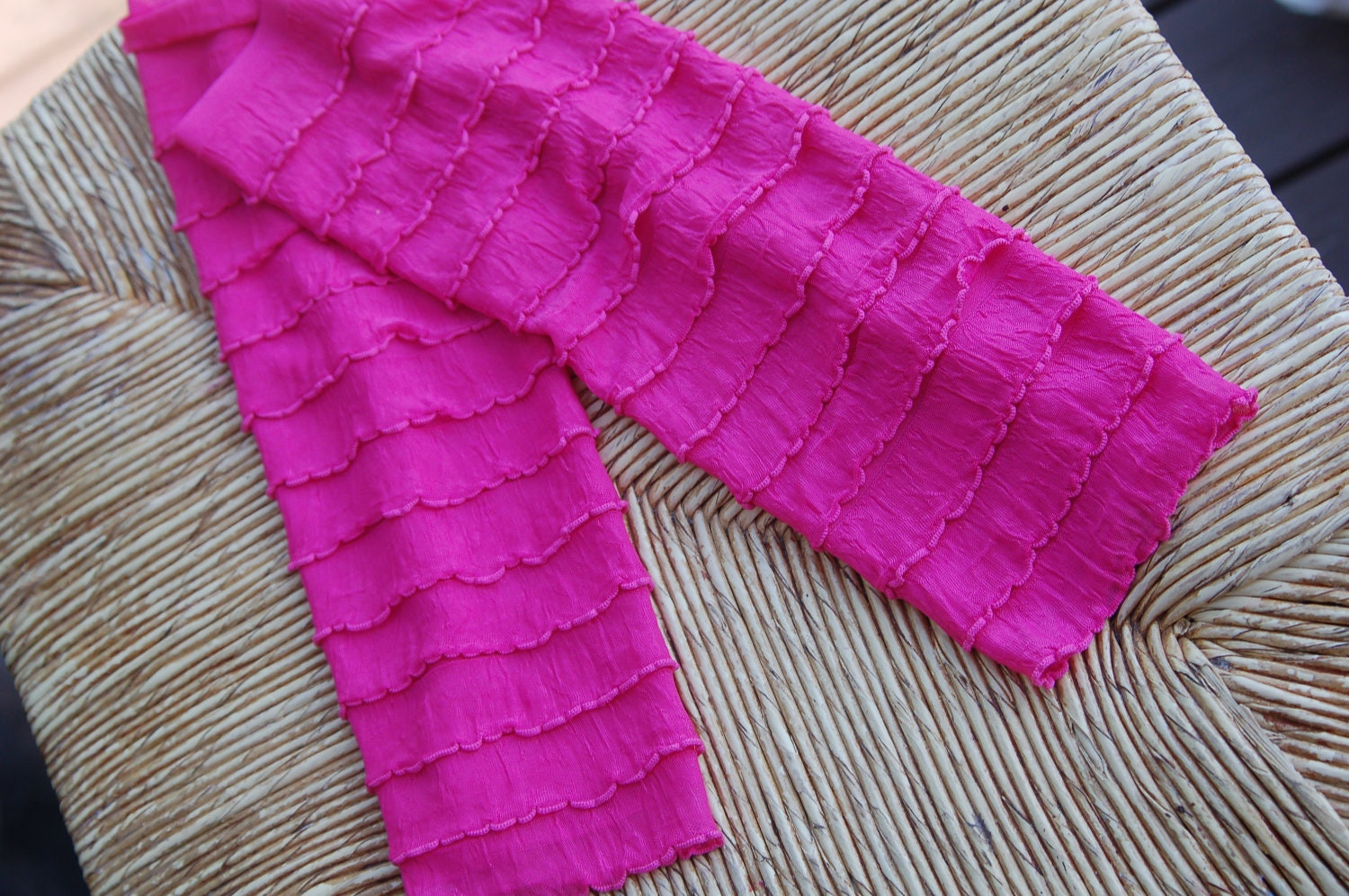darling ruffle legs.  The perfect little accessory for your sweet pea.