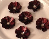 Victorian Paper Flowers, Gothic, Medieval, Embellishments, Decorations, Collage, Scrapbooking, Cards, Tags, Holiday Crafts