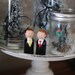 RESERVED Two LDS Elder Missionary Ornaments Wooden Peg dolls   Happy Mothers Day