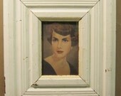 Extra Wide 5x7 Fluted Salvaged Recycled Wood Moulding Photo Picture Frame S844-12