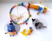 Animals Mustachioed Mobile --- Made to Order