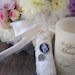 Custom Personalized Photo Bottle Cap Wedding Bouquet Charm for something treasured