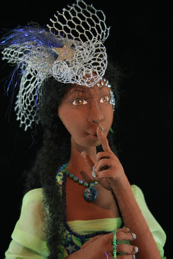 5 Part PDF Tutorial Soul Whisperer Cloth Art Doll on Soft Sculpture
