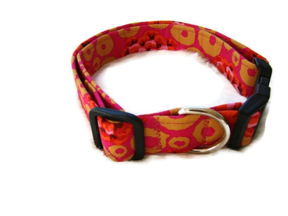 Girl Dog Collar, Modern Dog Collar, Fun Dog Collar