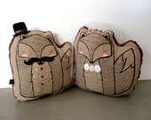 Mr and Mrs Fox CUSHION (Made to Order)