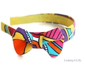 Lilly Pulitzer Fall Fabric Headband with Bow  Lilly Pulitzer Headband Sorority headband