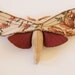 Moth Butterfly Soft Sculpture Upholstery Fabric