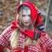 Custom Recycled Sweater Coat with a Medieval Liripipe Hood and Bell Sleeves by SnugglePants- Norwegian