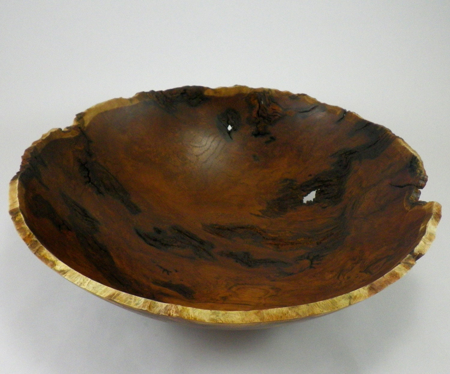 Black Beauty -  Black Oak Burl Bowl