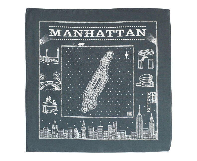 Manhattan bandanna - gray