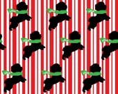 Personalized Dog Silhouette Wrapping Paper Personalized Scarf 6 Foot Roll