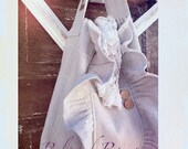 Handmade Bag, Canvas Natural Shoulder Bag Our French Satchel Large, Bohemian Travel Bag