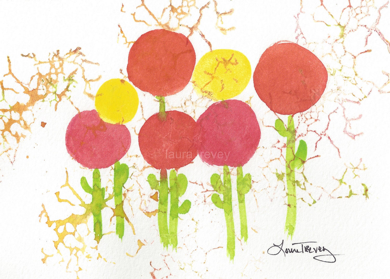 Lollipop Watercolor Painting