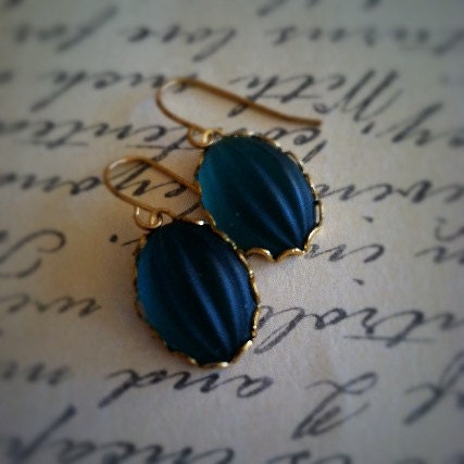 Tarte earrings -midnight blue