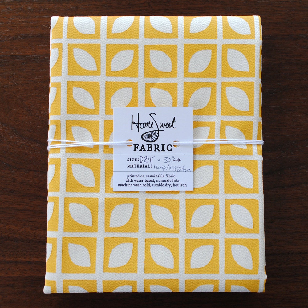 Block Printed Fabric- 24" x 30"