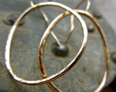 Talia Gold Earrings- 14k Gold Fill Organic Earrings