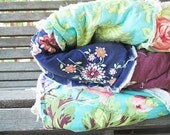 King Size Quilt, Rag, Love Complete, ALL NATURAL, fresh modern handmade bedding