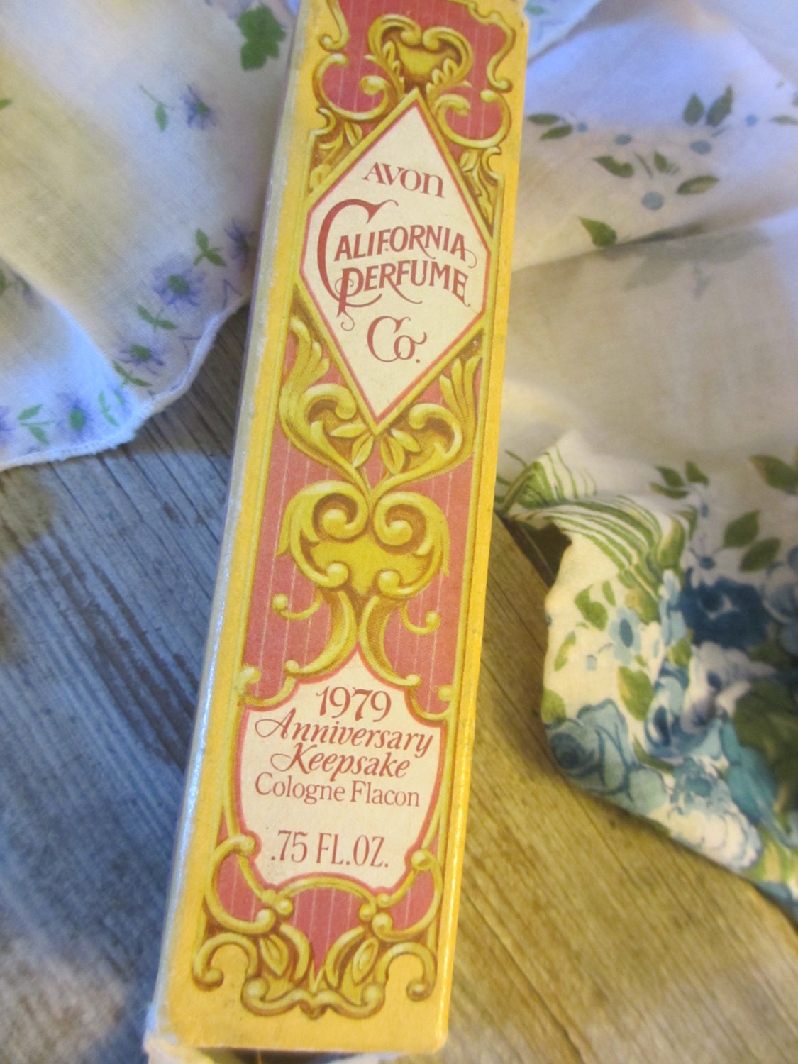 Vintage Avon California Perfume Co 1979 Anniversary Keepsake Cologne  Flacon