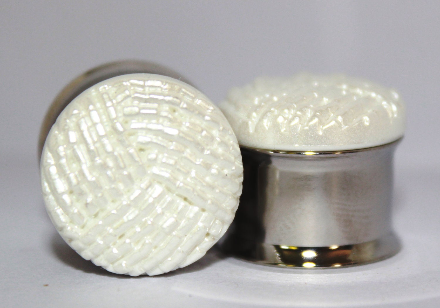 Pearl Cluster Plugs 9/16" 5/8" 3/4" 7/8" 14mm 16mm 19mm 22mm