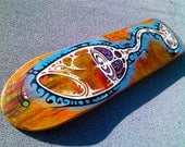 Skate Wine ...hand painted skateboard deck