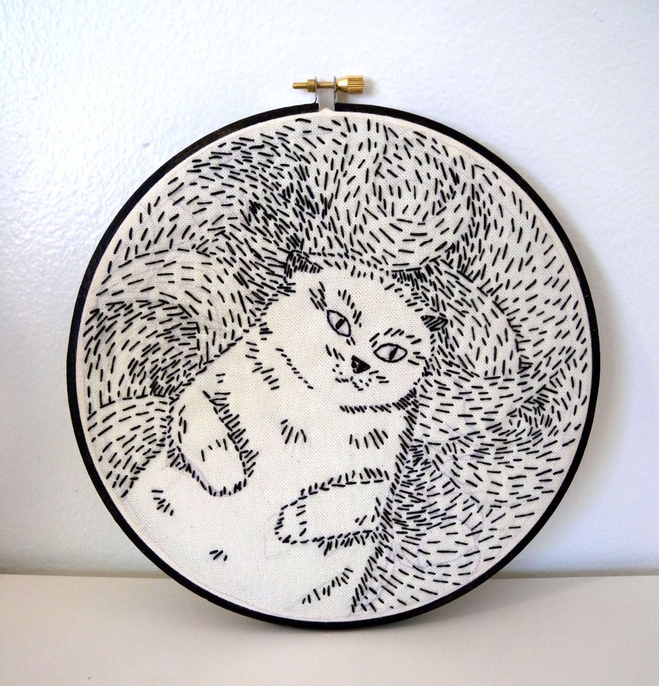 Meowby Dick PDF Embroidery Pattern