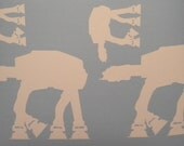 At At Star Wars family car window decal sticker