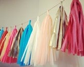 Stay Golden ... tissue paper tassel garland // nursery // weddings // birthdays // party decorations Il_170x135