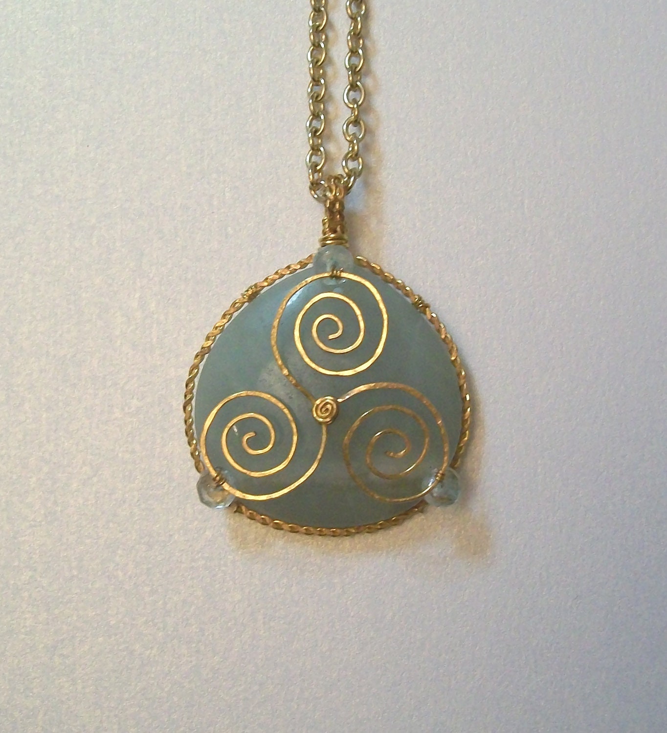 Celtic Triple Spiral Pendant