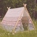 Kids Ruffle Teepee Tent - made to order