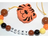 Personalized handmade custom pacifier holder for baby toddler infant child children boy gift plastic beads --------------21