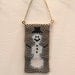 Peyote Stitch Snowman - Ornament