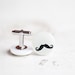 Mustache party cufflinks (C012)