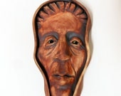 A Peasant Woman Ceramic Wall Mask