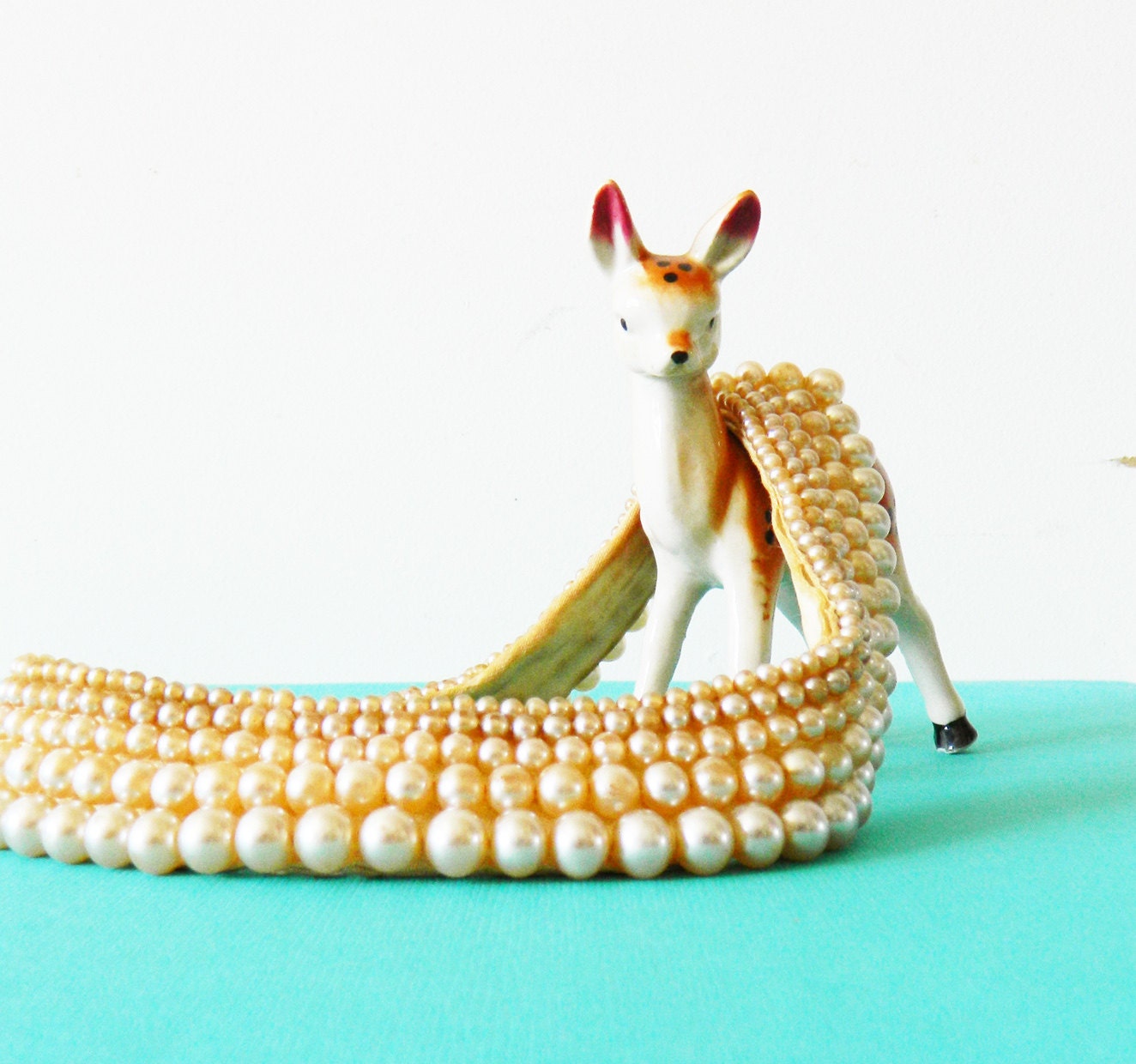 Antique Beaded Collar/Pearl Collar Necklace
