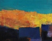 Small Box Painting 1031 - Original Oil Painting - 27.3 cm x 27.3 cm
