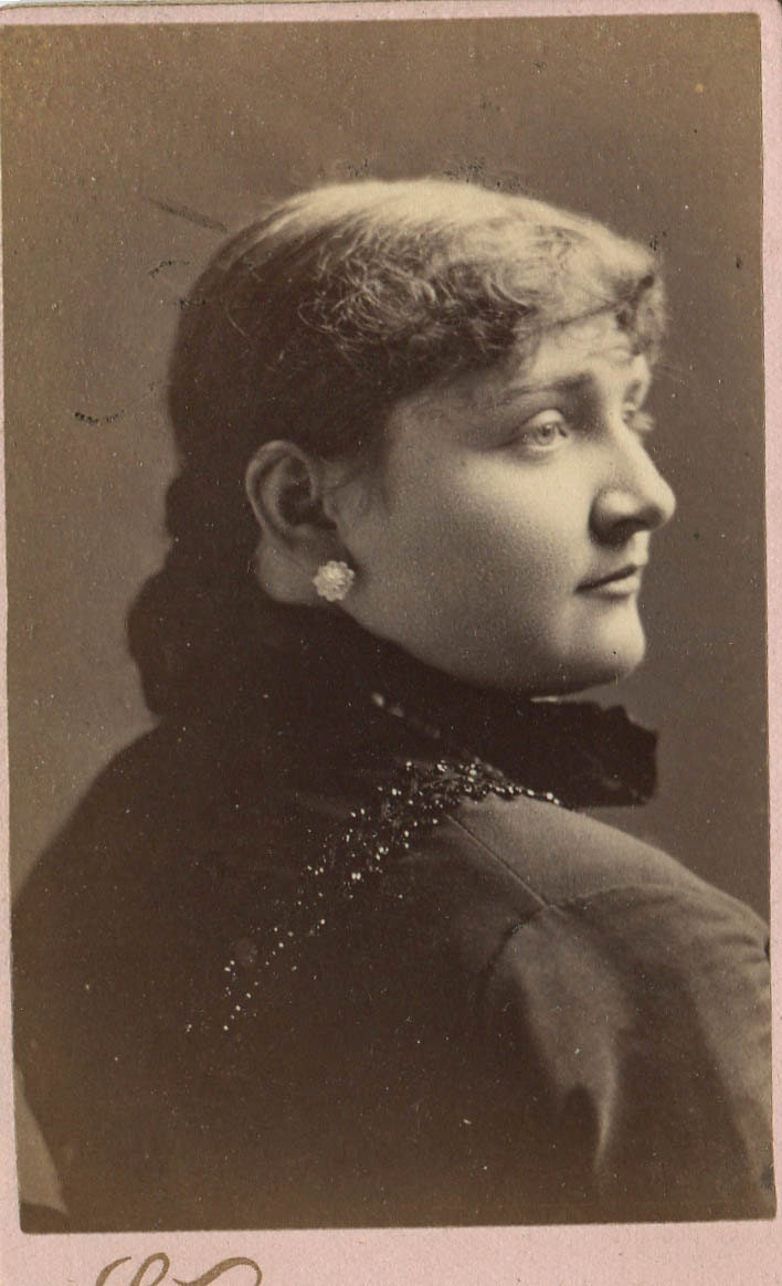 Vintage CDV Photograph Young Woman