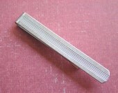 Silver Tie Clip, Perfect Wedding Accessory, Father's Day- Gift For Guys - Style No. TC415L