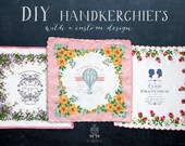 DIY Printed Handkerchiefs