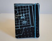 Free shipping - Card Holder - Houseplans by Suzuko Koseki - Japanese fabric
