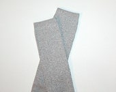 Silver Metallic Baby Leg Warmers