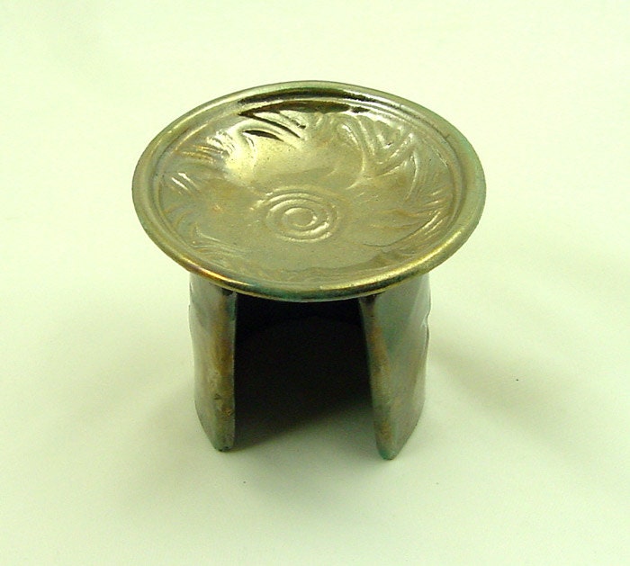RAKU Aromatherapy Oil  Diffuser Lotus Essential Oil Handmade Ceramic Pottery