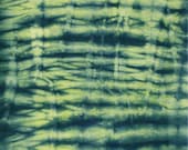 Hand Dyed Shibori Fabric - Mobara - One Half Yard