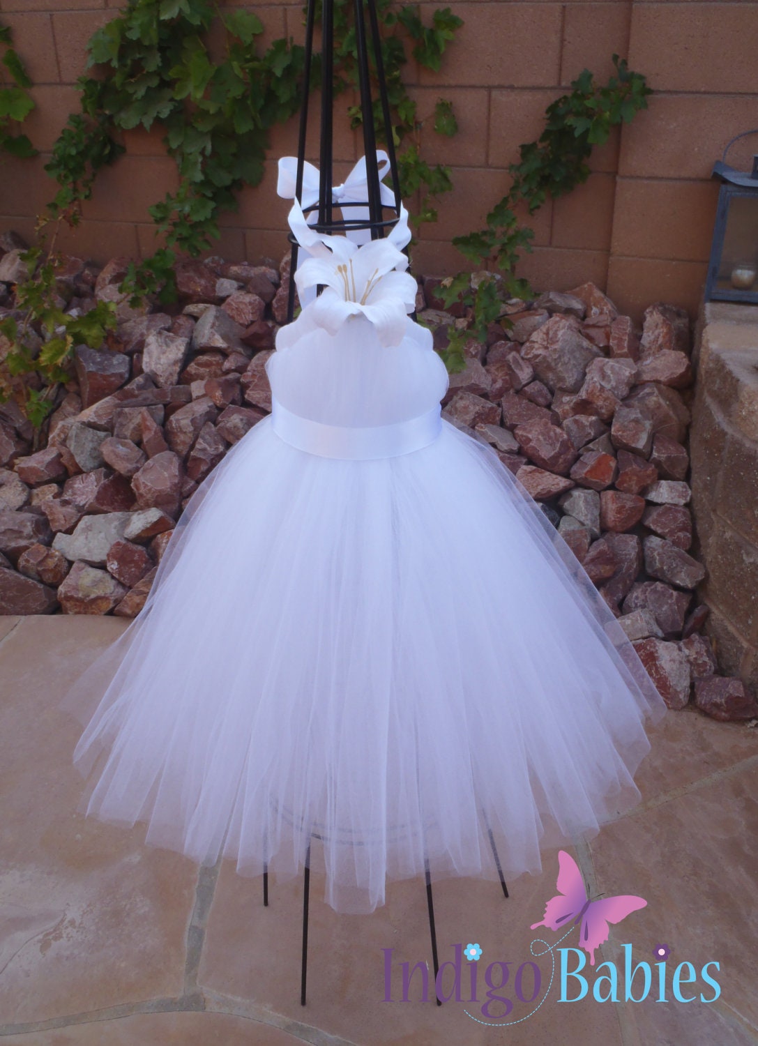 Weddings, Tutu Dress, Flower Girl Dress, Flowergirl Tutu Dresses, Birthday Dress, Toddler Girl, Princess Dress, White, Pageant Tulle Dress