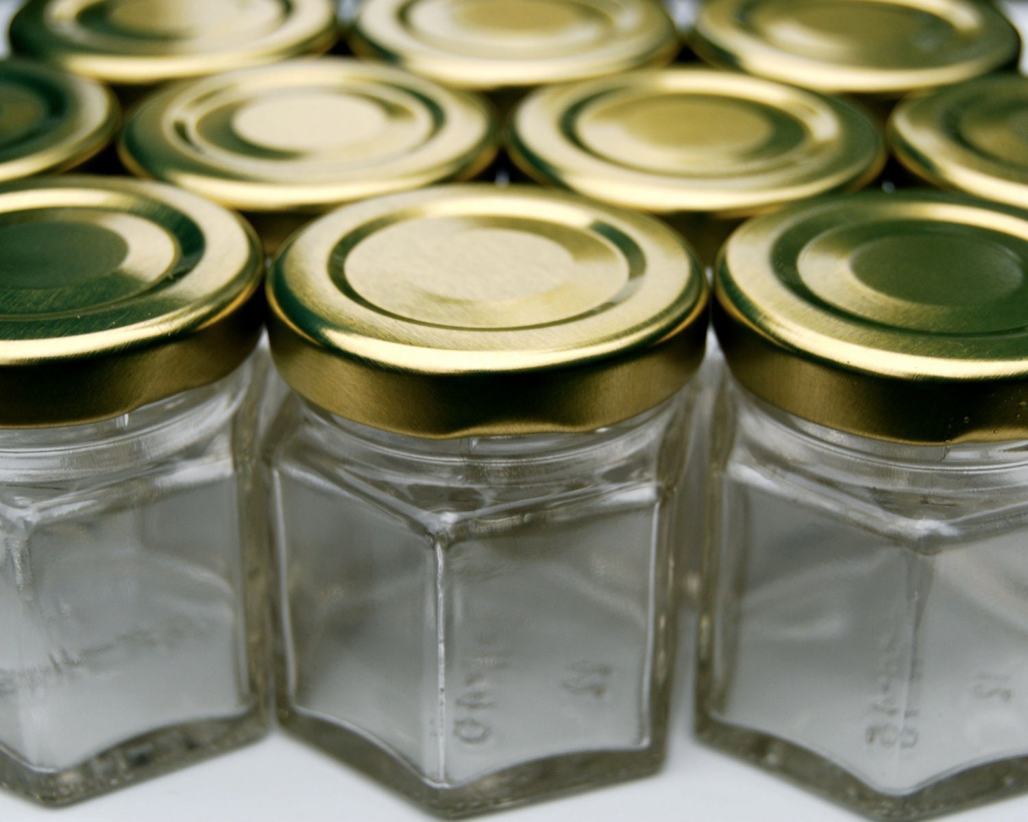 SALE 15% off FIY HEX 24-Fill It Yourself Magnetic Spice Rack for Fridge (set of 24 empty unlabeled jars).