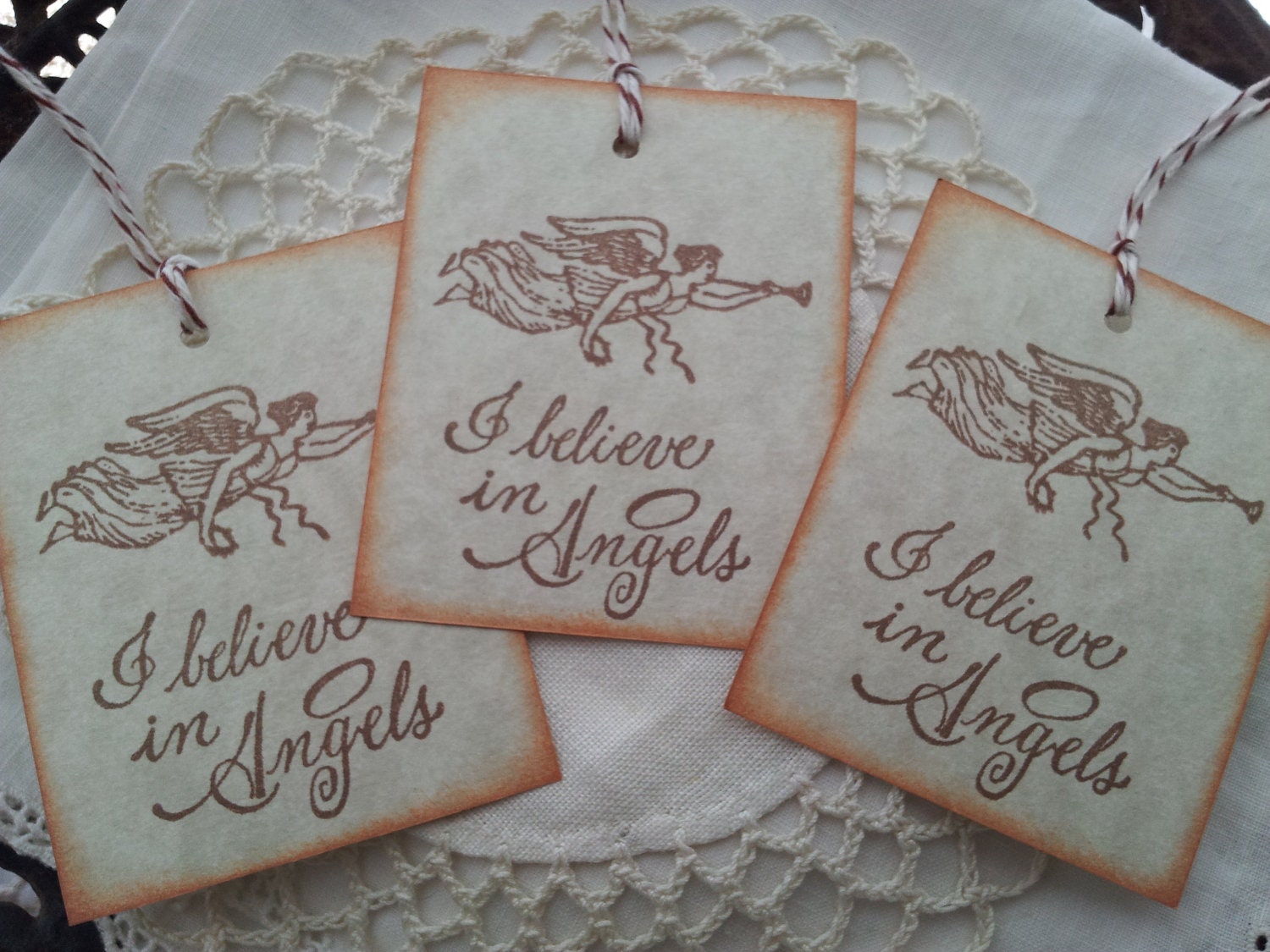 I Believe in Angels Gift Tags Set of 6
