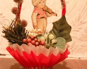 CHRISTMAS Vintage Style Nut Cup Table Decor