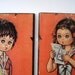 Retro Big Eyed Girl and Boy Prints