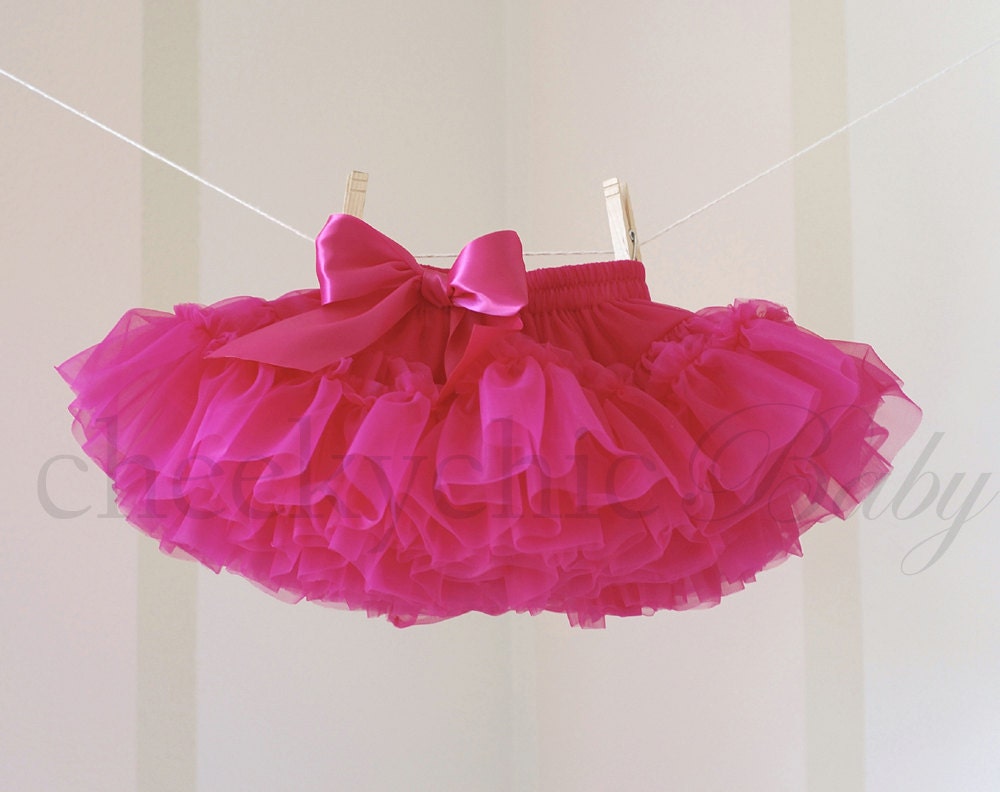 Pettiskirt DARK PINK FUCHSIA Demi by Cheeky Chic Baby