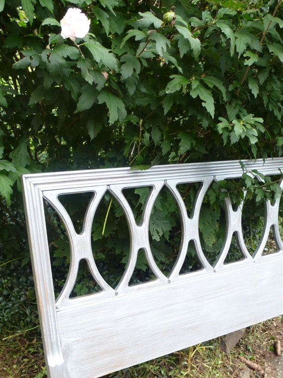 Vintage Twin Bed Headboard /Footboard Complete PAINT to ORDER Poppy Cottage