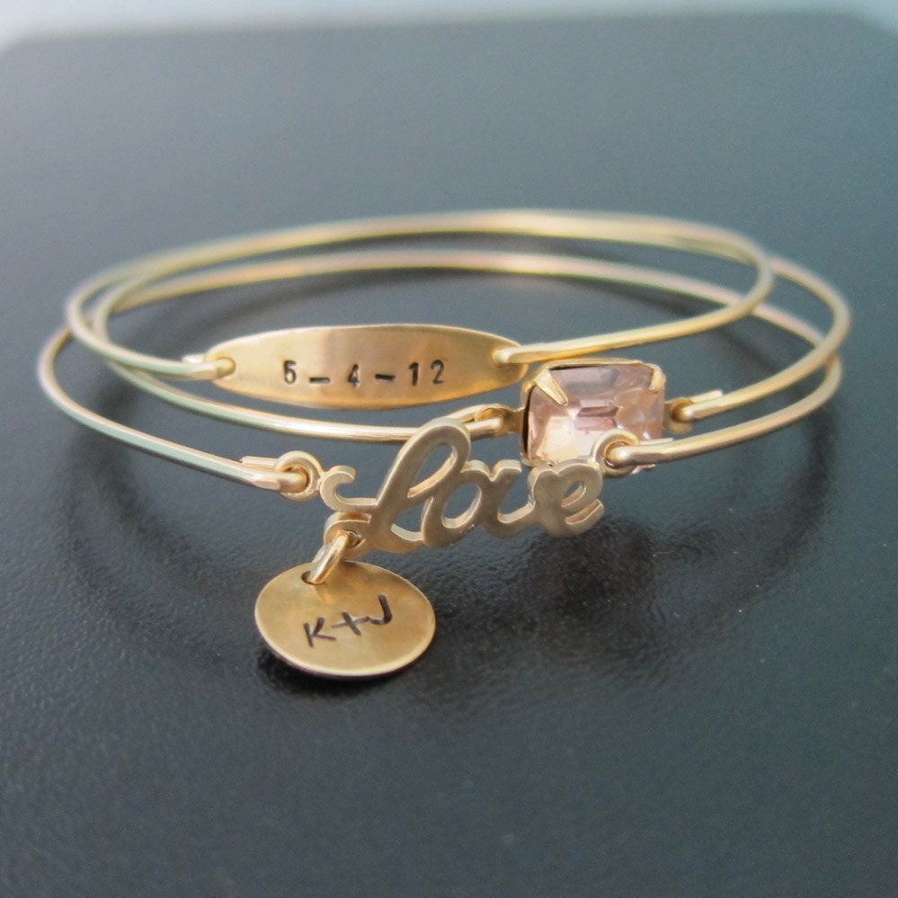 Personalized Wedding Jewelry, Personalized Anniversary Gift for Her, Personalized Bridal Shower Gift, Anniversary Date, Wedding Date Jewelry